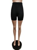 Women Summer Casual Short Sleeve Top + Shorts Sports Two-piece Set