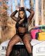 Women Sexy Hollow Lingerie Mesh Jumpsuit