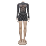 Women Sexy Beaded Jumpsuit