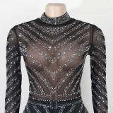 Women Sexy Beaded Jumpsuit