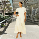Autumn Women clothes Lace Skirt Loose Slim Fit French Lazy Casual Knitting Dress