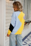 Winter Basic Diamond Pullover Sweater Long Sleeve Round Neck Hipster Plus Size Knitting Shirt