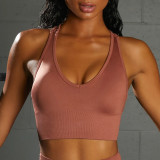 Spring/Summer Seamless Yoga Wear High Waist Fitness Pants Women Yoga Set