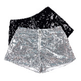 Sequined High-Waisted Shorts Casual Shorts Bar Lead Dance Costume