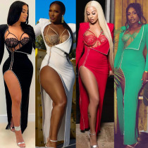 Summer Women Sexy Irregular Long Sleeve Dress Summer Women Sexy Irregular Long Sleeve Dress