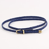 Braided Belt Women'S Pin Buckle Vintage Casual Thin Belt Waist Rope Decorative Belt(MOQ 3)