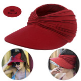 Spring Summer Hat Women Sun Hat Women Uv Protection Elastic Adult Empty Top Hat