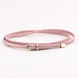 Braided Belt Women'S Pin Buckle Vintage Casual Thin Belt Waist Rope Decorative Belt(MOQ 3)