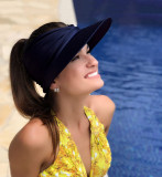 Spring Summer Hat Women Sun Hat Women Uv Protection Elastic Adult Empty Top Hat