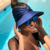 Spring Summer Hat Women Sun Hat Women Uv Protection Elastic Adult Empty Top Hat