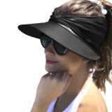 Spring Summer Hat Women Sun Hat Women Uv Protection Elastic Adult Empty Top Hat