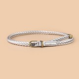 Braided Belt Women'S Pin Buckle Vintage Casual Thin Belt Waist Rope Decorative Belt(MOQ 3)