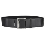 Wide belt elastic belt leather women  (MOQ 2)