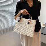 Large capacity bag women's summer fashion retro silk scarf handbag tote women's trendy bag