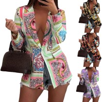 Fall/Winter Long Sleeve Fashion Sexy Print Blazer Jacket Fall/Winter Long Sleeve Fashion Sexy Print Blazer Jacket