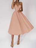 Women Straps sexy swing dress