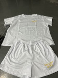 Casual Letter Print T-Shirt Shorts Set