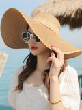 Picture Hat Sunscreen Sun Hat Beach Hat Female Beach Summer Foldable Sun Hat All-Match Hat