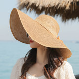 Picture Hat Sunscreen Sun Hat Beach Hat Female Beach Summer Foldable Sun Hat All-Match Hat