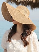 Picture Hat Sunscreen Sun Hat Beach Hat Female Beach Summer Foldable Sun Hat All-Match Hat Picture Hat Sunscreen Sun Hat Beach Hat Female Beach Summer Foldable Sun Hat All-Match Hat