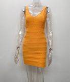 Summer Trendy Knitting Slip Dress Sexy Chic Bodycon Dress Women