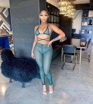 Summer Women's Fashion Sexy Breathable Solid Color Casual Two Piece Set Summer Women's Fashion Sexy Breathable Solid Color Casual Two Piece Set