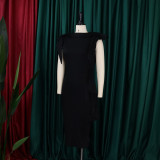 Women Summer Elegant Sleeveless Ruffles Dress