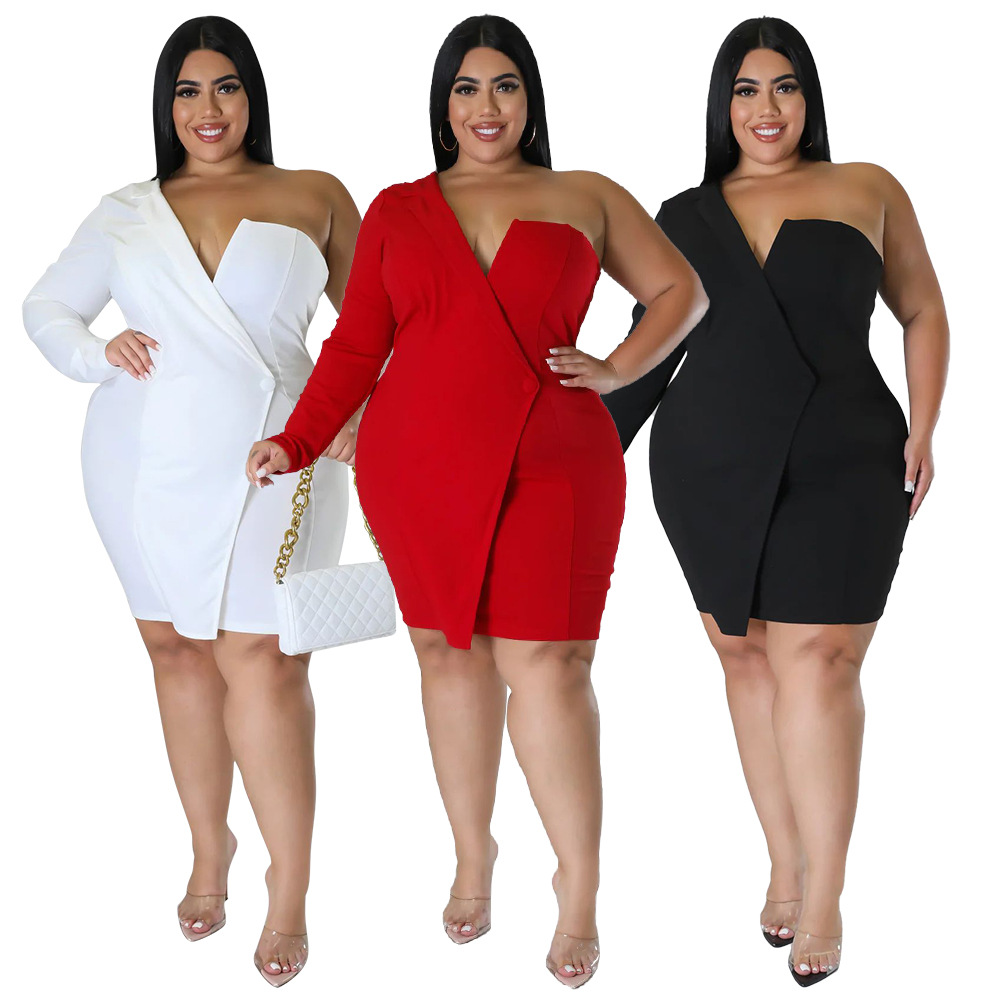 Off-Shoulder Long Sleeve Bodycon Dress for Evening Parties