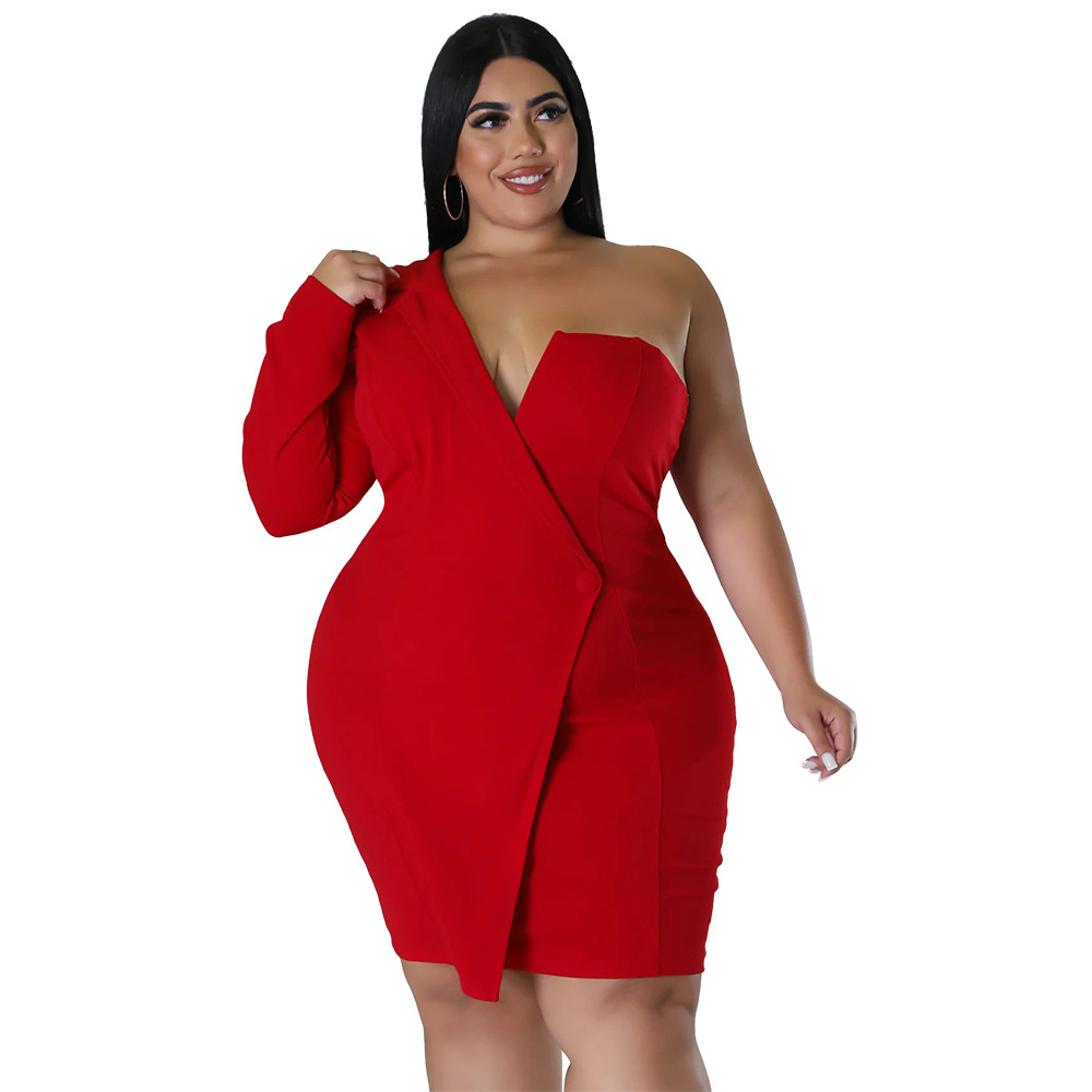 Off-Shoulder Long Sleeve Bodycon Dress for Evening Parties