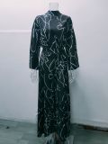 Women Summer Elegant Lace-Up Print Sleeveless Jumpsuit