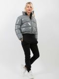 Women'S Fall Winter Shiny Color Long Sleeve Shot Puffer Jacket Down Coat