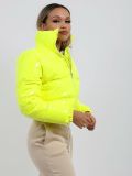Women'S Fall Winter Shiny Color Long Sleeve Shot Puffer Jacket Down Coat