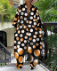 Multicolor Loose Jumpsuit - No Positioning Print