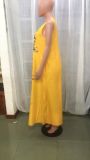 Summer V-Neck Sleeveless Boho Long Maxi Dress