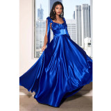 Women Sleeveless Sling Wedding Dresses Wedding Bridesmaid Dresses