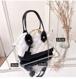 Chain Simple Small Bag Fashion Bag Contrast Color Ladies Handbag One Shoulder Messenger Bag