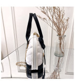 Chain Simple Small Bag Fashion Bag Contrast Color Ladies Handbag One Shoulder Messenger Bag