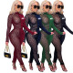 Women's Sexy Mesh Patchwork Style Print Jumpsuit