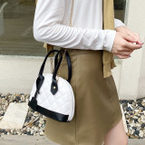 Chain Simple Small Bag Fashion Bag Contrast Color Ladies Handbag One Shoulder Messenger Bag