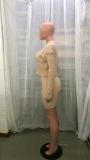 Women Fall/Winter Casual Twist Crop Sweater + Mini Skirt Two Piece