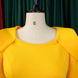 Women's Summer Plus Size Women's Bodycon Office Chic Dress
