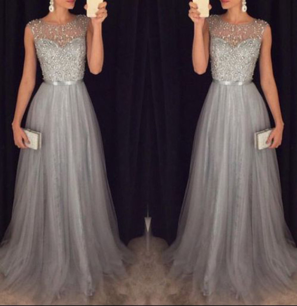 Women Mesh Sleeveless Sequin Dress Dress