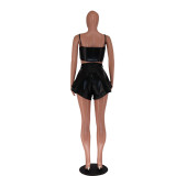 Sexy pu Leather Fashion Suit