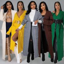 Autumn Winter Women'S Fashion Sexy Casual Long Sleeve Long Sweater Coat Autumn Winter Women'S Fashion Sexy Casual Long Sleeve Long Sweater Coat