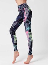 Yoga Wear Women Tight Fitting High Waist Stretch Sports Fitness Pants Quick Dry Printing Yoga Pants Yoga Wear Women Tight Fitting High Waist Stretch Sports Fitness Pants Quick Dry Printing Yoga Pants