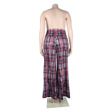 Sexy Women's Slim Bodycon Wide Leg Women's Pants Nightclub