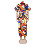 Sexy Slim Fit Multi-Color Club Dress