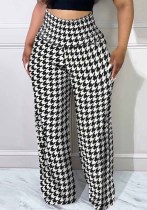 Sexy Women's Slim Bodycon Wide Leg Women's Pants Nightclub