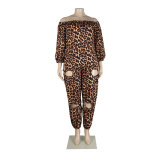 Sexy Slim Low Back Crochet Print Plus Size Jumpsuit