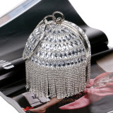 Women Round Handbag Cosmetic Bag Evening Bag